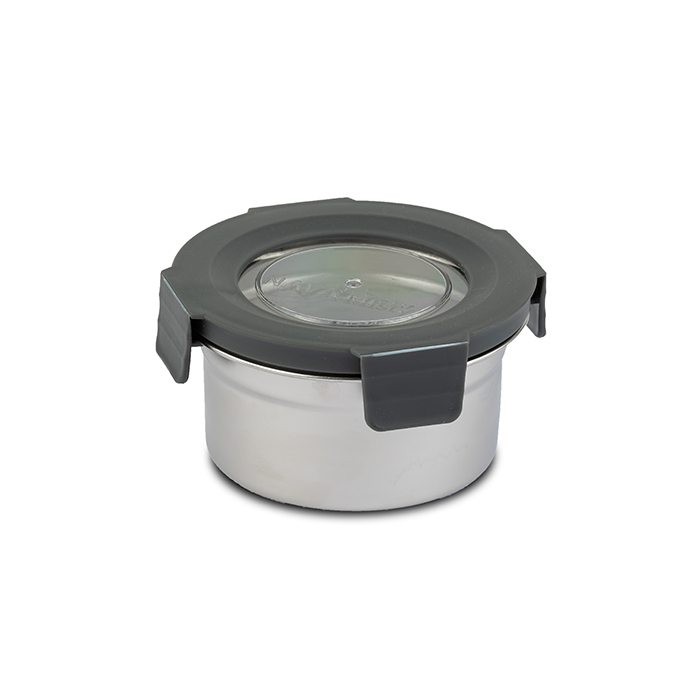 round-stainless-steel-food-container-with-plastic-lid-misty-360ml