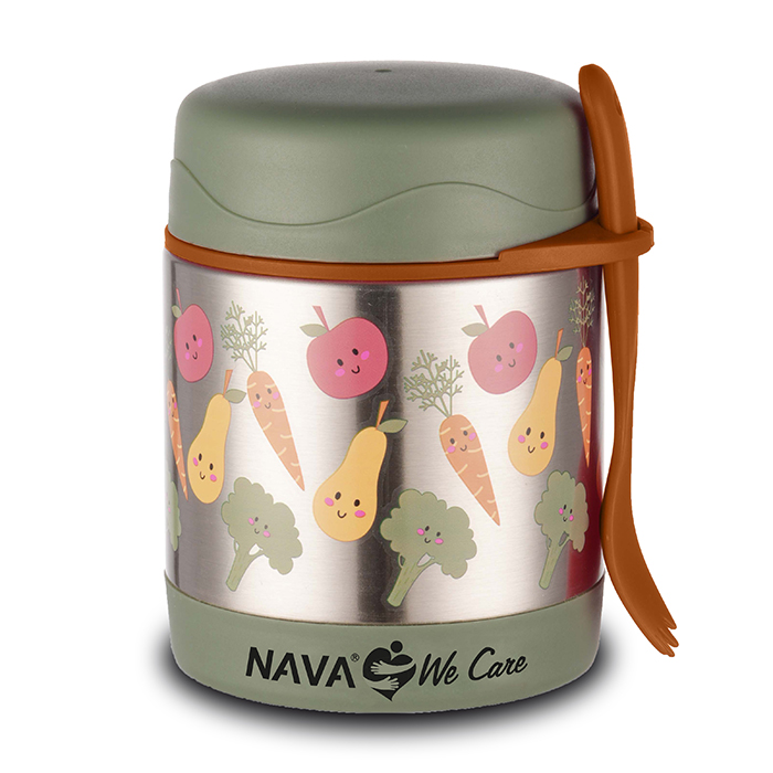 round-stainless-steel-insulated-lunch-box-we-care-green-350ml