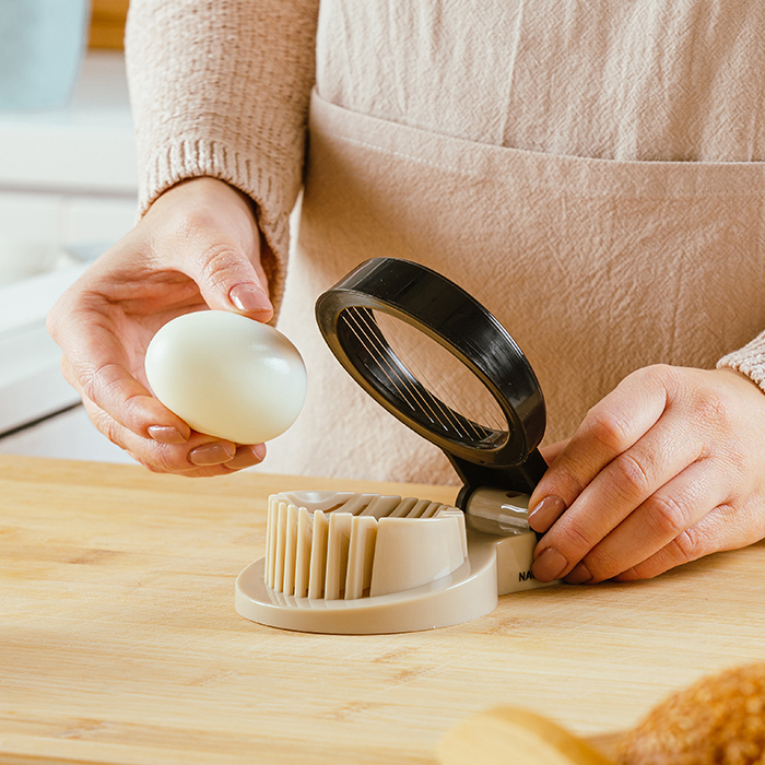 How to Slice Mushrooms Quickly with an Egg Slicer